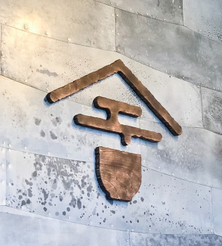 Asha Tea House Illuminated Sign
