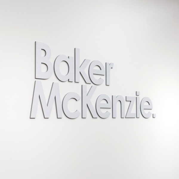 Baker McKenzie Lobby Sign