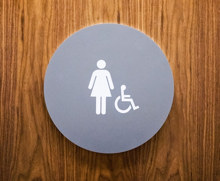 Baker McKenzie CA ADA Restroom Signs