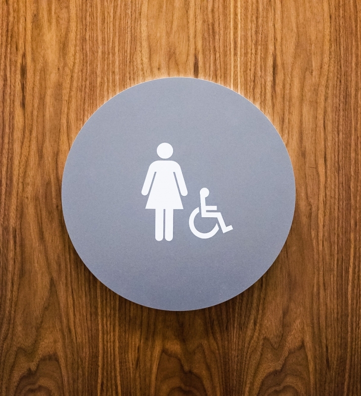 Baker McKenzie CA ADA Restroom Signs Baker McKenzie CA ADA Restroom Signs