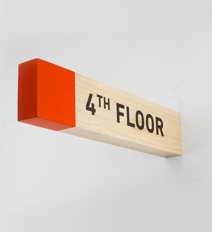 Biolite Overhead Wayfinding Signage