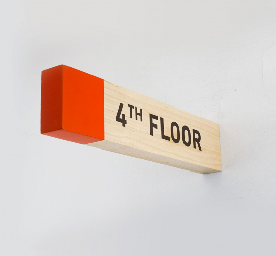 Biolite Overhead Wayfinding Signage