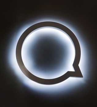 Button, speech bubble