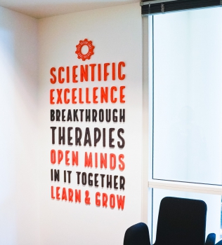 Cell Design Labs Values Wall