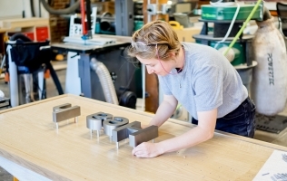 In the works: A sophisticated lobby sign built to impress