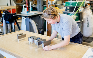 In the works: A sophisticated lobby sign built to impress