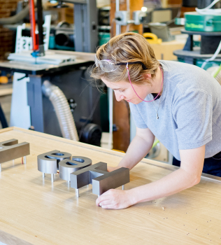 In the works: A sophisticated lobby sign built to impress