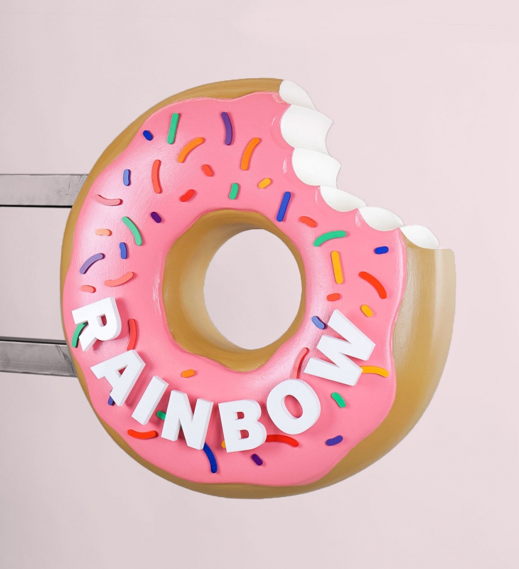 Rainbow Donuts