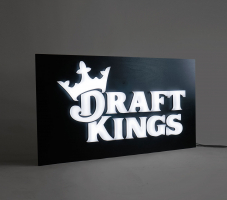Draft Kings Illuminated Sign