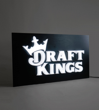 Draft Kings Illuminated Sign