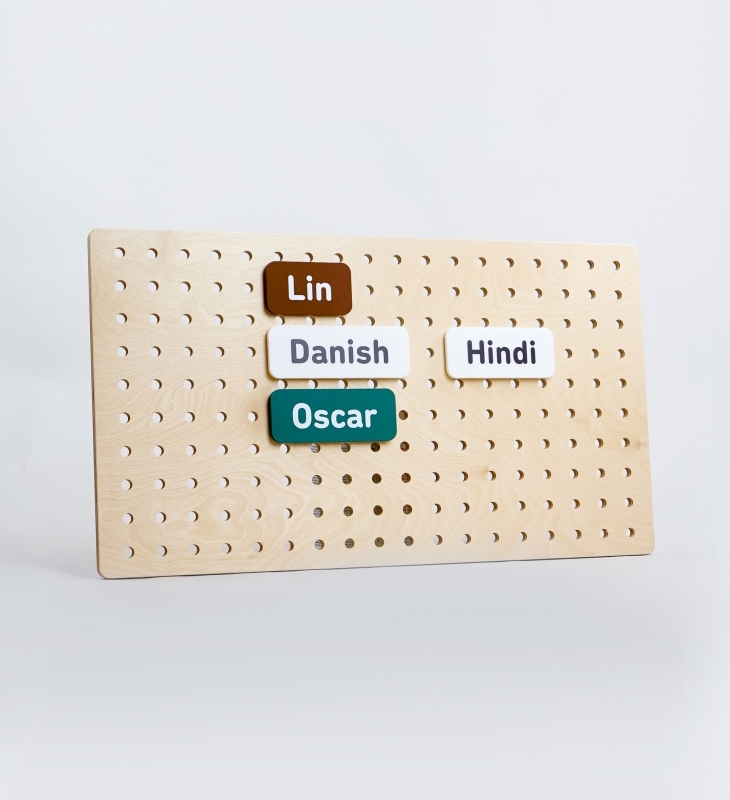 Duolingo Pegboard Signage Duolingo Pegboard Signage