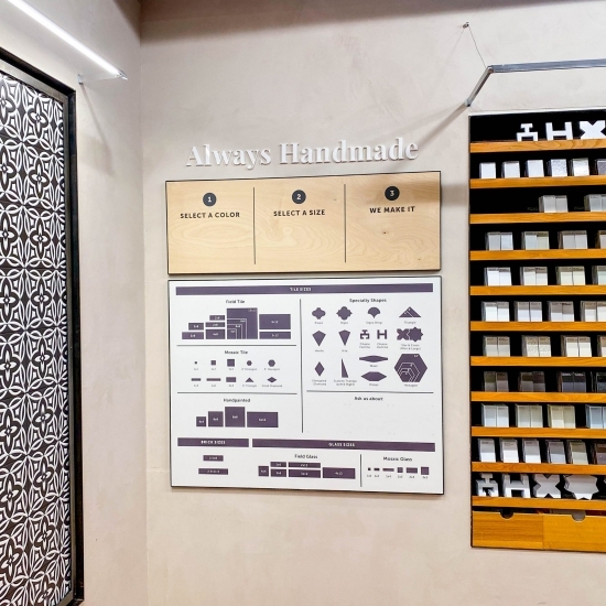 Fireclay Tile Selection Board