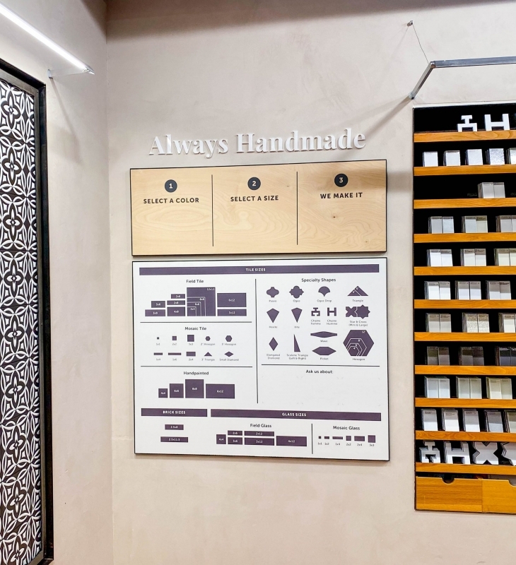 Fireclay Tile Selection Board Fireclay Tile Selection Board
