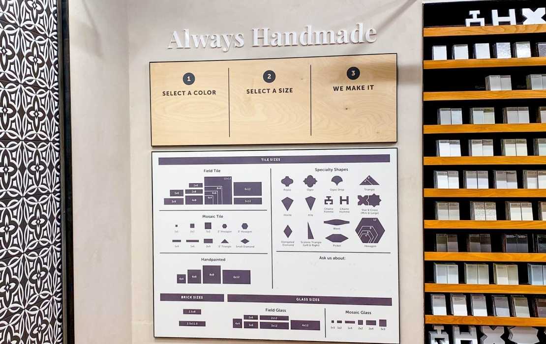 Fireclay Tile Selection Board