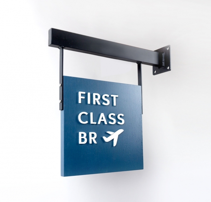 First Class BR Blade Sign
