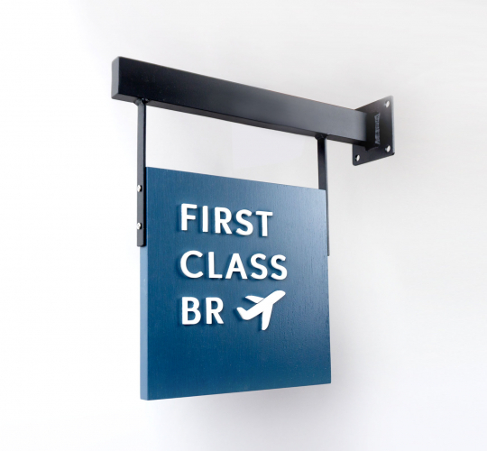 First Class BR Blade Sign