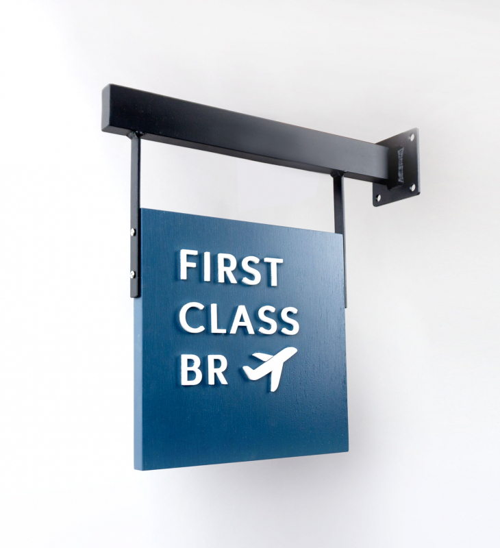 First Class BR Blade Sign
