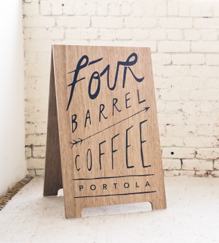 Four Barrel Coffee A-Frame