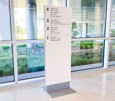 Freestanding Wayfinding Directory Sign