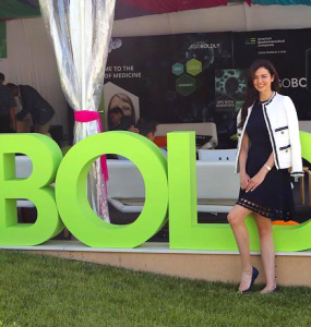 #goboldly large green freestanding event same made from HDU foam