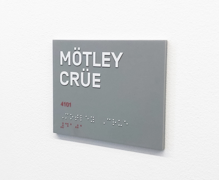 Gong ADA Meeting Room Signage