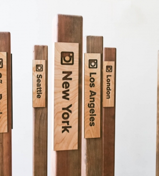 Instagram Floor Signs