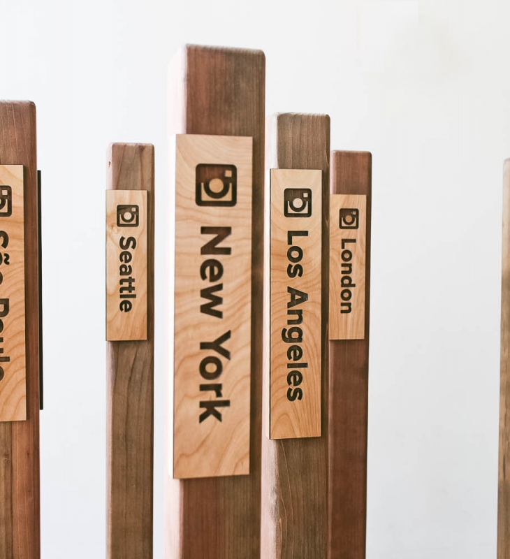 Instagram Floor Signs