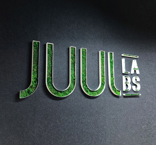 JUUL Moss Sign
