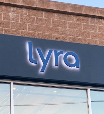 Lyra Exterior Building Signage