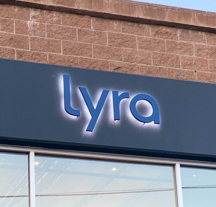 Lyra Exterior Building Signage
