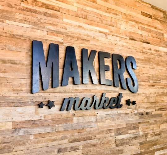 Makers Market Register Sign