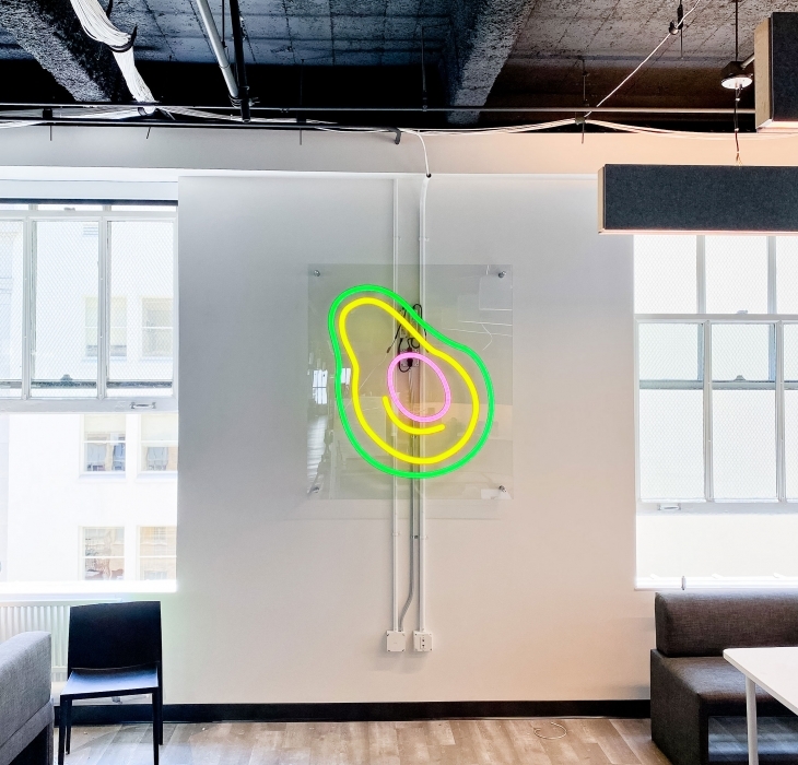 Meltwater Avocado Neon Sign