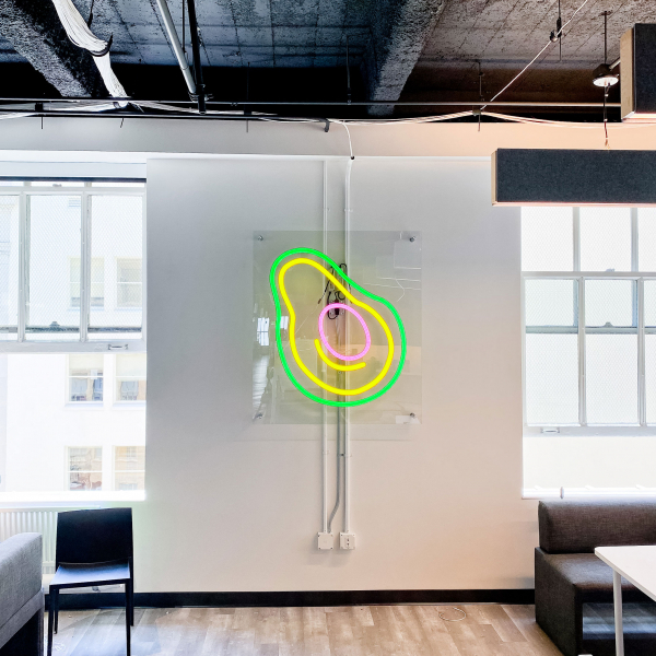 Meltwater Avocado Neon Sign