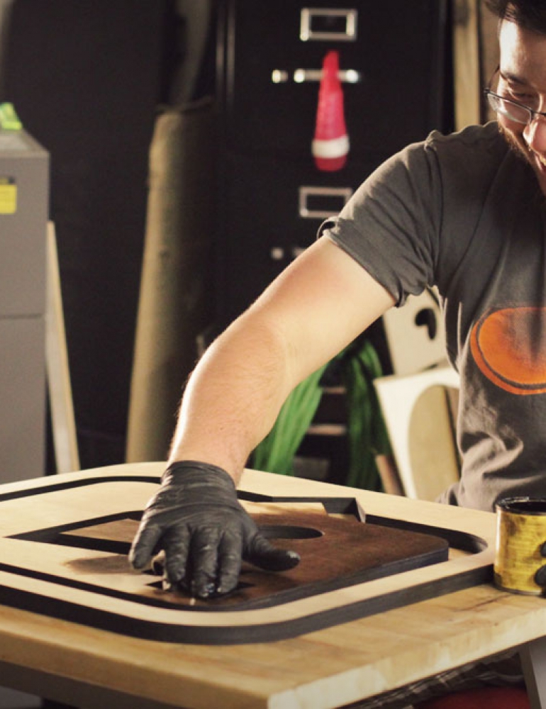 Soundtracking Wood Sign