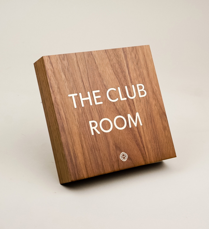 Nexus Club, Walnut Sign