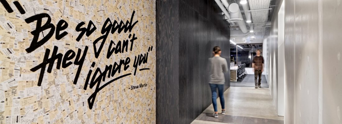 26 inspiring walls with corporate messaging—that look anything but corporate.