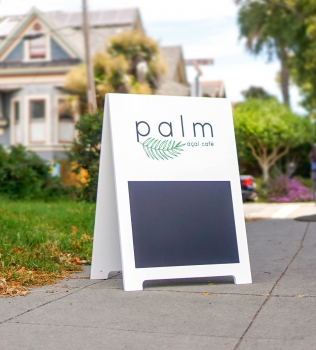 Palm Acai Cafe A-Frame