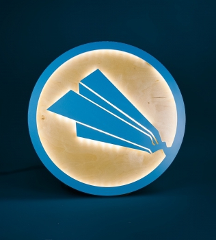 Paperlyte Illuminated Sign