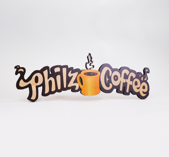 Philz Coffee, logo for menu