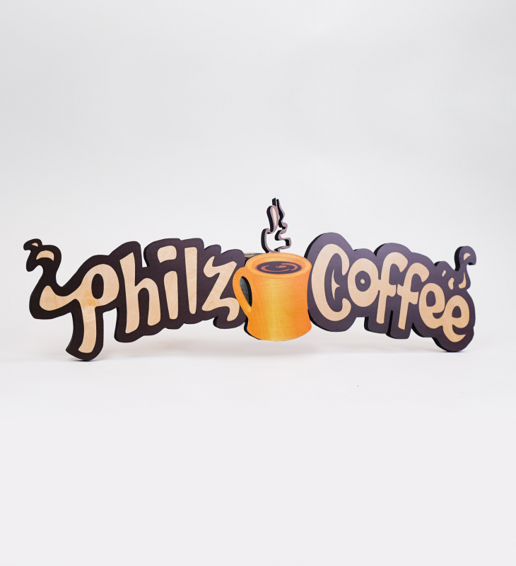 Philz Coffee, logo for menu