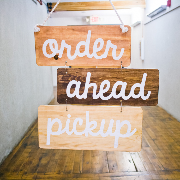 Three toned rustic wood sign with rope for Philz Coffee, an American coffee company and coffeehouse chain based in San Francisco, California, considered a major player in third wave coffee.