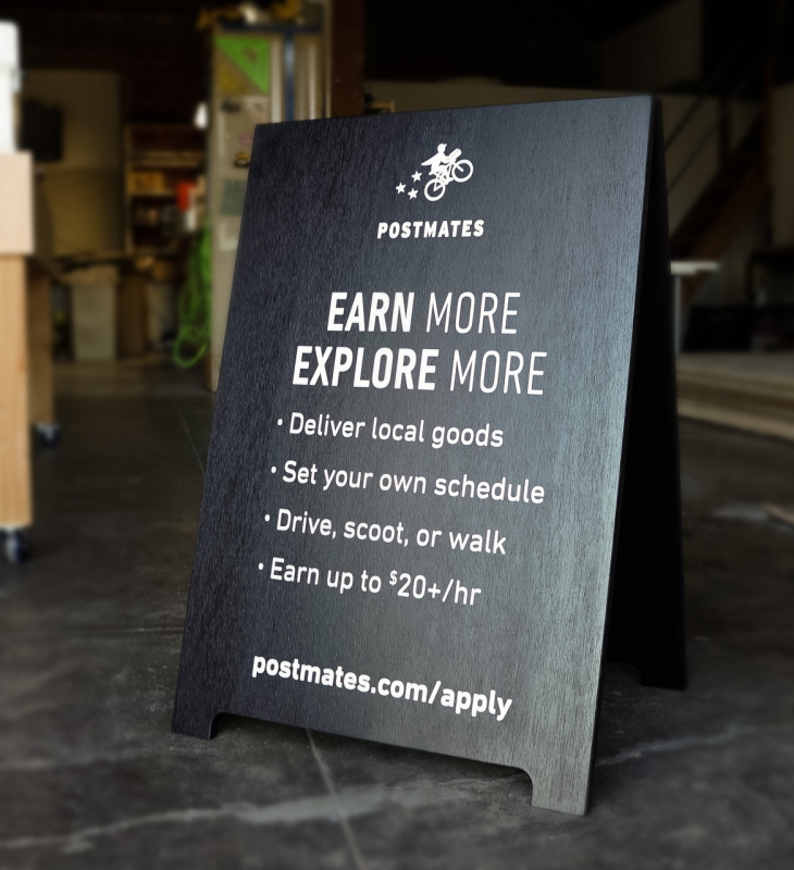 Postmates A-Frame