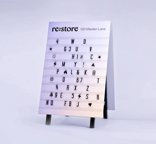 Re:Store A-frame Sign