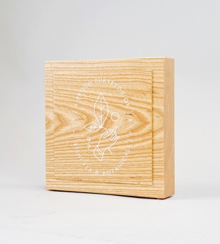 Rishi Tea, Solid Wood Retail Sign