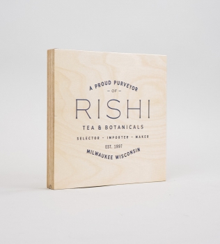 Rishi Tea – Plywood Retail Sign