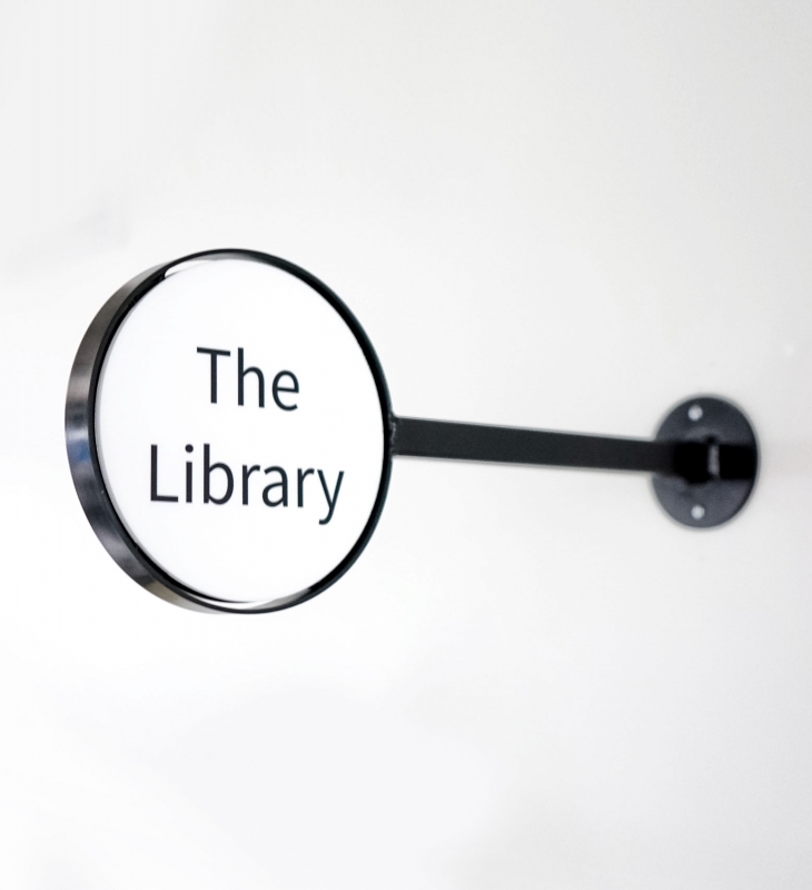 Roostify Library Sign Roostify Library Sign