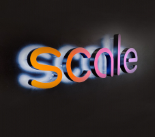 Scale Front Desk Sign