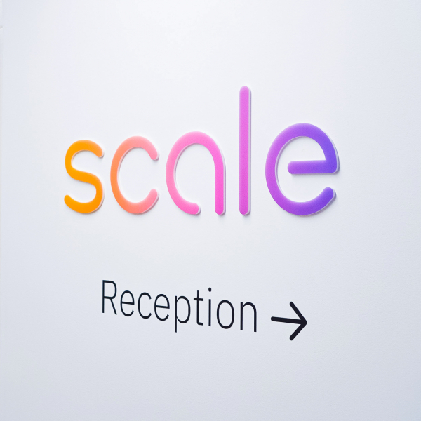 Scale Elevator Vestibule Sign