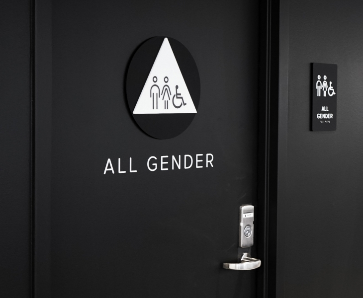 Scale Restroom Signage