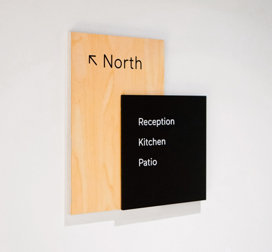 Scale Wayfinding Wall Signage